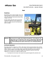 Предварительный просмотр 108 страницы Honey Bee Grain Belt Plus 3055 Operator'S Manual