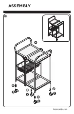 Предварительный просмотр 3 страницы Honey Can Do CRT-01703 Assembly