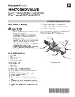 Preview for 1 page of Honeywell Home HM700ADVALVE Installation Instructions