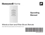 Предварительный просмотр 1 страницы Honeywell Home HVC20A1000/U Operating Manual