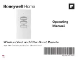 Предварительный просмотр 1 страницы Honeywell Home HVC20A1000 Manual