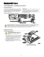 Honeywell Home LTE-21V Installation Instructions preview