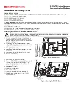 Предварительный просмотр 1 страницы Honeywell Home PROLTE Series Installation And Setup Manual