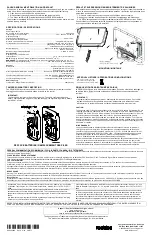 Предварительный просмотр 2 страницы Honeywell Home PROSiXC2W Quick Installation Manual