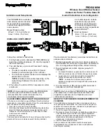 Preview for 1 page of Honeywell Home PROSiXMINI Installation And Setup Manual