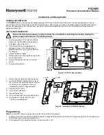 Honeywell Home PROWIFI Installation And Setup Manual preview