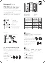 Предварительный просмотр 1 страницы Honeywell Home resideo FP134 Installation And User Manual