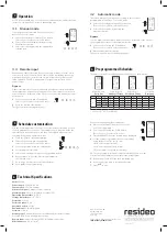 Предварительный просмотр 2 страницы Honeywell Home resideo FP134 Installation And User Manual