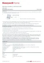 Preview for 8 page of Honeywell Home resideo SI800MS Installation Instructions Manual