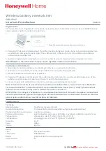 Preview for 14 page of Honeywell Home resideo SI800MS Installation Instructions Manual