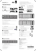 Preview for 1 page of Honeywell Home Resideo T140 Installation And User Manual