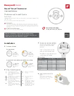 Preview for 1 page of Honeywell Home Round TH8732WFH5004 Professional Install Manual