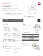 Preview for 9 page of Honeywell Home Round TH8732WFH5004 Professional Install Manual