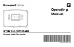 Honeywell Home RTH2410 Operating Manual preview