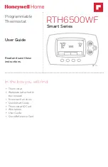 Preview for 1 page of Honeywell Home RTH6500WF User Manual