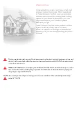 Preview for 2 page of Honeywell Home RTH6500WF User Manual