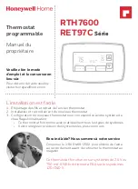 Preview for 21 page of Honeywell Home RTH7600 User Manual