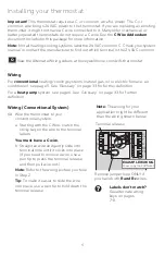 Preview for 7 page of Honeywell Home RTH9585WF Smart Series User Manual