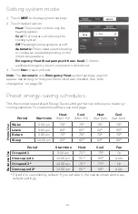 Preview for 18 page of Honeywell Home RTH9585WF Smart Series User Manual