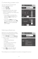 Preview for 25 page of Honeywell Home RTH9585WF Smart Series User Manual