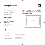 Honeywell Home RTH9600WF User Manual preview