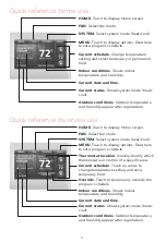 Предварительный просмотр 3 страницы Honeywell Home Smart Thermostat 9000 color
touchscreen User Manual