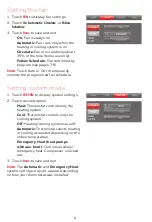 Предварительный просмотр 8 страницы Honeywell Home Smart Thermostat 9000 color
touchscreen User Manual