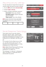Предварительный просмотр 17 страницы Honeywell Home Smart Thermostat 9000 color
touchscreen User Manual