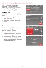 Предварительный просмотр 26 страницы Honeywell Home Smart Thermostat 9000 color
touchscreen User Manual