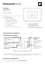 Preview for 1 page of Honeywell Home T3 Pro User Manual