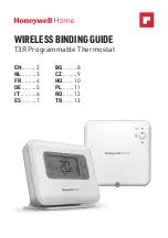 Honeywell Home T3R Wireless Binding Manual preview