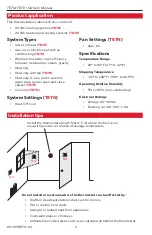 Preview for 2 page of Honeywell Home T87K Owner'S Manual