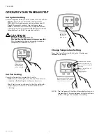 Preview for 2 page of Honeywell Home TH5110D Operating Instructions Manual