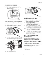 Preview for 3 page of Honeywell Home TH5110D Operating Instructions Manual