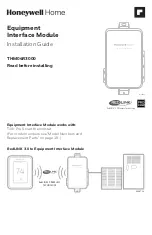 Preview for 1 page of Honeywell Home THM04R3000 Installation Manual