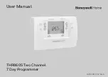 Preview for 1 page of Honeywell Home THR860S User Manual