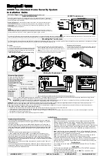 Preview for 1 page of Honeywell Home Touchscreen 6290W Installation Manual