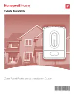 Предварительный просмотр 1 страницы Honeywell Home TrueZONE HZ322 Professional Installation Manual