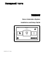 Preview for 1 page of Honeywell Home TUXEDOW Installation And Setup Manual