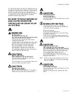 Preview for 3 page of Honeywell Home UV100A 1059 Owner'S Manual