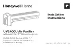 Honeywell Home UV2400U Series Instructions Manual предпросмотр