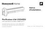 Предварительный просмотр 27 страницы Honeywell Home UV2400U Series Instructions Manual