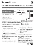 Предварительный просмотр 5 страницы Honeywell Home VNT2200A1000 Quick Start Manual