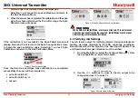 Preview for 11 page of Honeywell 0060-1051 Safety Manual