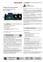 Preview for 1 page of Honeywell 010690.01 Mounting And Connection Instructions