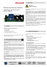 Предварительный просмотр 5 страницы Honeywell 010690.01 Mounting And Connection Instructions