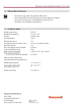 Preview for 4 page of Honeywell 010690.02 Mounting And Connection Instructions