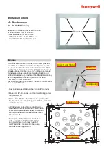 Preview for 3 page of Honeywell 013046 Mounting Instructions