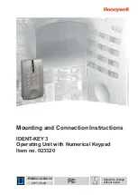 Preview for 15 page of Honeywell 023320 Mounting And Connection Instructions