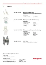 Предварительный просмотр 4 страницы Honeywell 031102 Mounting And Connection Instructions